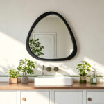 Καθρέπτης Ione μαύρο MDF 60x2,5x61εκ - Image 2
