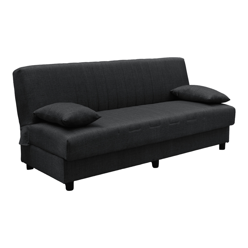 product_pako_438-000003 Καναπές Κρεβάτι Romina τριθέσιος με αποθηκευτικό χώρο γκρι ύφασμα 180x75x85εκ - Image 1