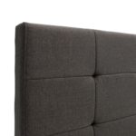 Κρεβάτι Roi 160x200 ύφασμα ανθρακί + αποθηκευτικό χώρο - Image 7