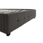 Κρεβάτι Roi 160x200 ύφασμα ανθρακί + αποθηκευτικό χώρο - Image 8