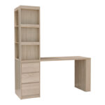Γραφείο με βιβλιοθήκη Cliner sonoma 140x50x180εκ - Image 2