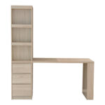 Γραφείο με βιβλιοθήκη Cliner sonoma 140x50x180εκ - Image 3