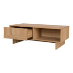 Τραπέζι σαλονιού Jenfia mdf σε φυσική απόχρωση 110x55x38,5εκ - Image 3