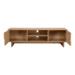 Έπιπλο τηλεόρασης Jenfia mdf σε φυσική απόχρωση 150x39x45,5εκ - Image 3