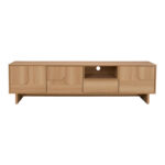 Έπιπλο τηλεόρασης Jenfia mdf σε φυσική απόχρωση 180x39x45,5εκ - Image 4