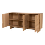 Μπουφές Jenfia mdf σε φυσική απόχρωση 150x39x75,5εκ - Image 3