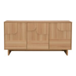 Μπουφές Jenfia mdf σε φυσική απόχρωση 150x39x75,5εκ - Image 4
