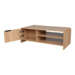 Τραπέζι σαλονιού Kelba mdf σε φυσική απόχρωση 100x50x35,5εκ - Image 2