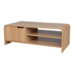 Τραπέζι σαλονιού Kelba mdf σε φυσική απόχρωση 100x50x35,5εκ - Image 3