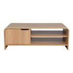 Τραπέζι σαλονιού Kelba mdf σε φυσική απόχρωση 100x50x35,5εκ - Image 4