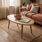 Τραπέζι σαλονιού Sartori oak 90x45x43εκ