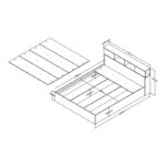 Κρεβάτι με στρώμα Olympus Nemesis castillo toro 160x200εκ - Image 6