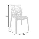 Τραπεζαρία Mercon Hush σετ 3τεμ cappuccino PP Φ60x75εκ - Image 6