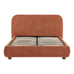 Κρεβάτι Salena terracotta ύφασμα 160x200εκ - Image 4