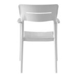 Πολυθρόνα Pilma λευκό PP 57x54x82εκ - Image 5