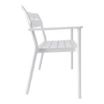 Παγκάκι διθέσιο Cadrin λευκό PP 117x60x83εκ - Image 3