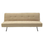 Καναπές-κρεβάτι Travis 3θέσιος με ύφασμα μπεζ 175x83x74εκ - Image 4