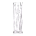 Διακοσμητικό δαπέδου Jati teak ξύλο σε white wash απόχρωση 60x20x190εκ - Image 3
