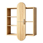 Ραφιέρα τοίχου Jonna sonoma MDF 60x10x80εκ - Image 3