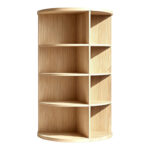 Γωνιακή ραφιέρα Benzal sonoma MDF 80x30x120εκ - Image 2
